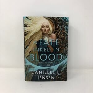 Fate Inked In Blood Danielle L. Jenson Foil Sprayed Edges Hardcover 1st Edition